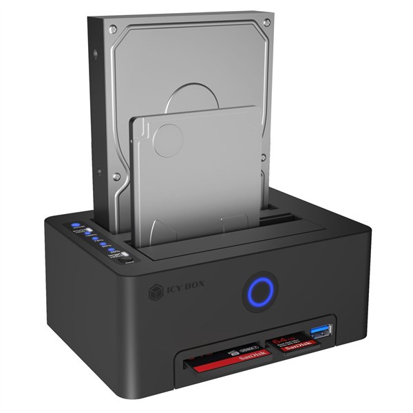 ICY BOX IB-1233CL-CR Docking clone station
