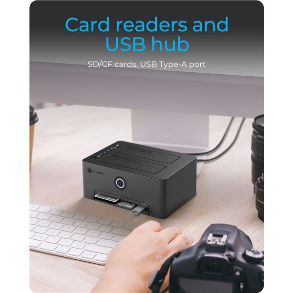 ICY BOX IB-1233CL-CR Docking clone station