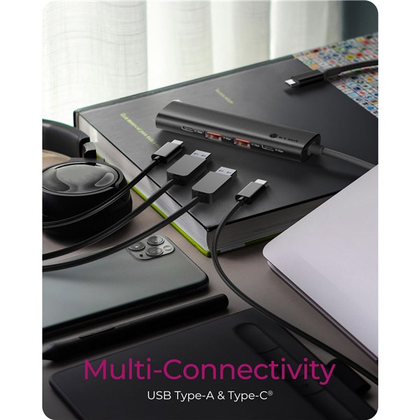 ICY BOX IB-HUB1437-CPD Tisch-Hub 4x USB 3.0 Type-A