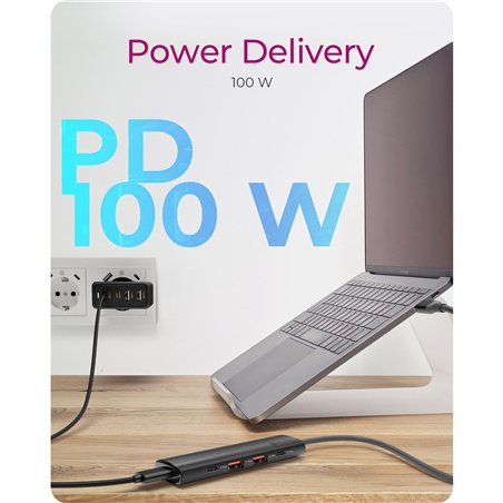 ICY BOX IB-HUB1437-CPD Tisch-Hub 4x USB 3.0 Type-A