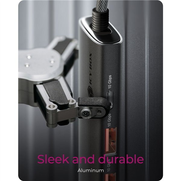 ICY BOX IB-HUB1437-CPD Tisch-Hub 4x USB 3.0 Type-A