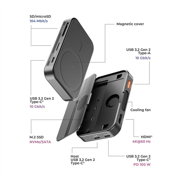 ICY BOX IB-DK4071M-CU31 Multi Dockingstation