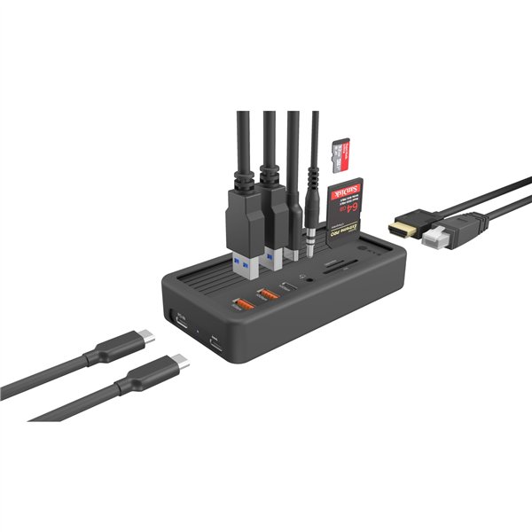 ICY BOX IB-DK4072M-CU31 10-in-1 Dockingstation