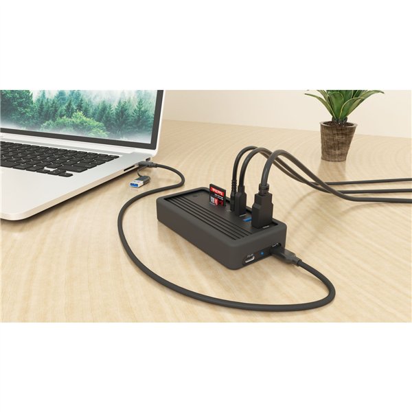 ICY BOX IB-DK4072M-CU31 10-in-1 Dockingstation