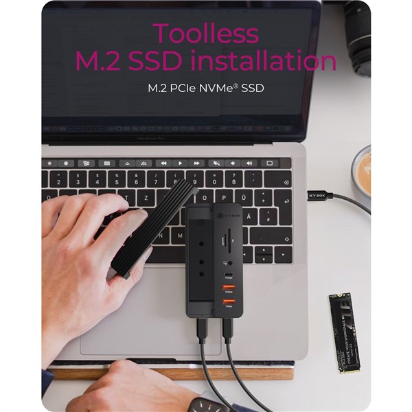 ICY BOX IB-DK4072M-CU31 10-in-1 Dockingstation