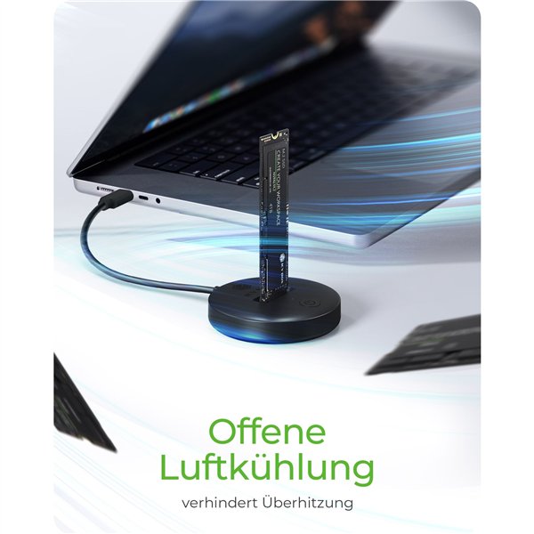 ICY BOX IB-1610MCD-C31 DockingStation M.2 NVMe&SATA SSD