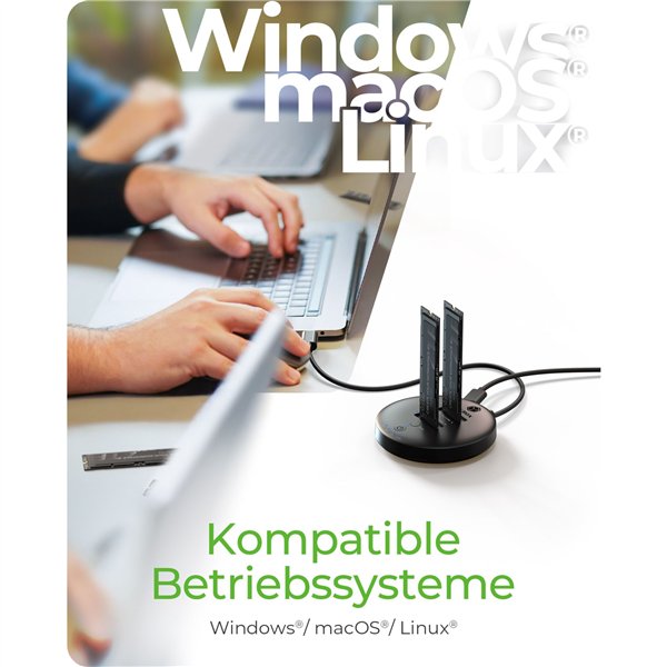 ICY BOX IB-1612MCL-C31 DockingStation M.2 NVMe&SATA SSD