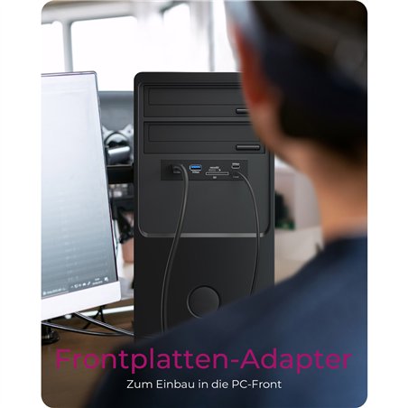 ICY BOX IB-HUB1419-i3 Front panel for 3.5  bay