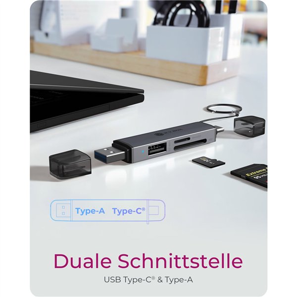 ICY BOX IB-CR203-CU3 3-in-1 USB 3.2 Gen 1 lettore schede