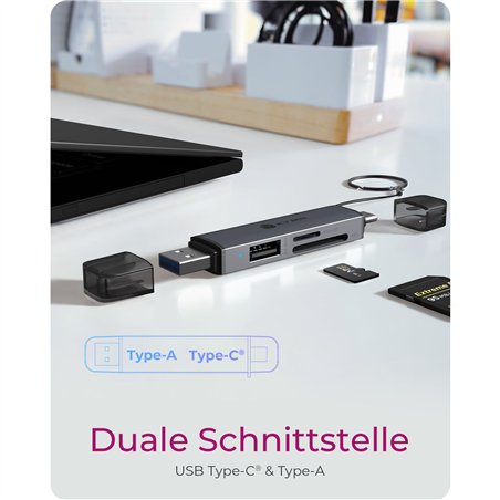 ICY BOX IB-CR203-CU3 3-in-1 USB 3.2 Gen 1 lettore schede