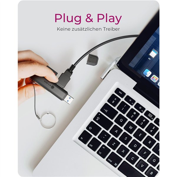 ICY BOX IB-CR203-CU3 3-in-1 USB 3.2 Gen 1 lettore schede