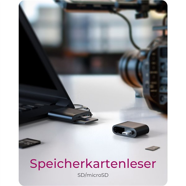 ICY BOX IB-CR204-CU3 2-in-1 USB 3.2 Gen 1 lettore schede