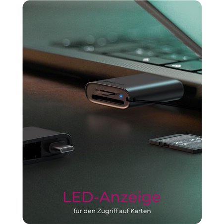 ICY BOX IB-CR204-CU3 2-in-1 USB 3.2 Gen 1 lettore schede