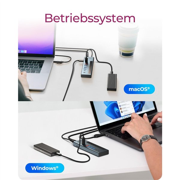 ICY BOX IB-HUB1743-CPD 9 in 1 HUB con PD e USB-C/USB-A