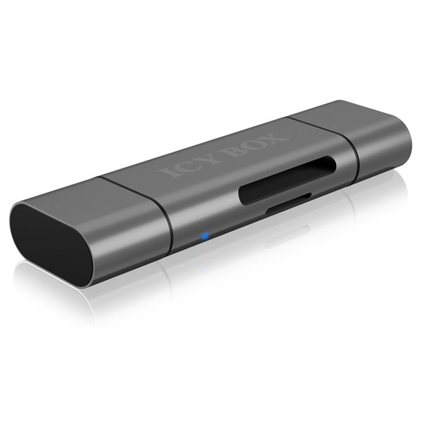 ICY BOX IB-CR200-C SD/microSD USB 2.0 lettore sch.
