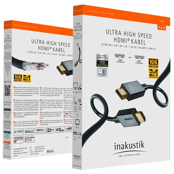 in-akustik Star II HDMI2.1 48G 1,5m