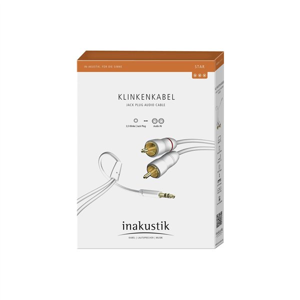 in-akustik Star Audio cavo 3,5 mm Jack - Cinch 5,0 m
