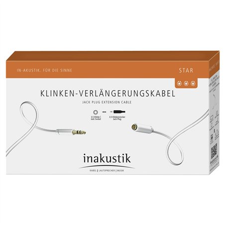 in-akustik Star Audio cavo prolunga 3,5 mm Jack 5,0 m