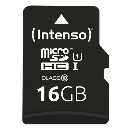 Intenso microSDHC Card      16GB C10 UHS-I Premium con adatt.