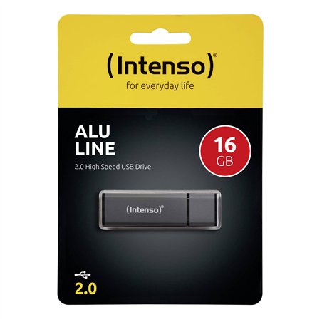 Intenso Alu Line antracite 16GB USB Stick 2.0