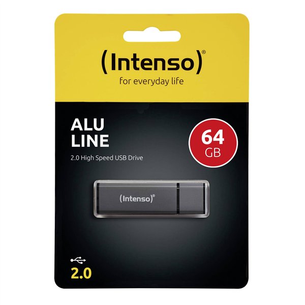 Intenso Alu Line antracite 64GB USB Stick 2.0