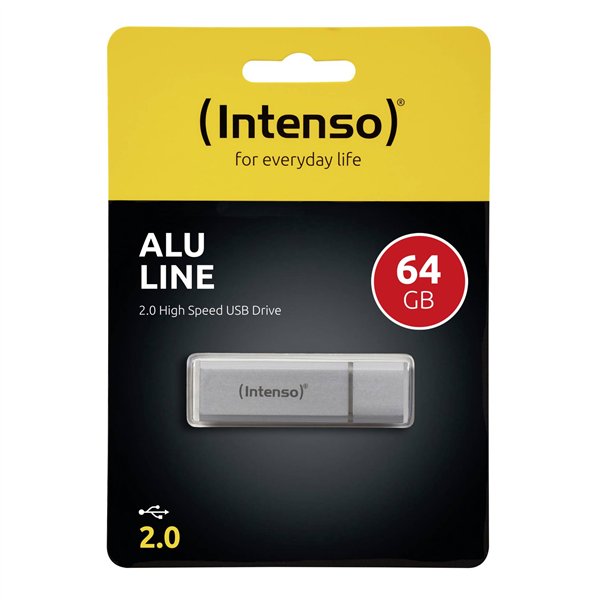 Intenso Alu Line argento 64GB USB Stick 2.0