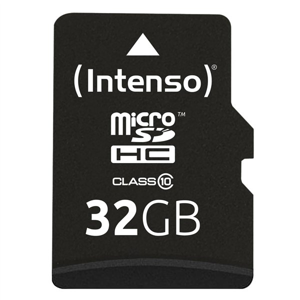 Intenso microSDHC           32GB C10 con adatt.