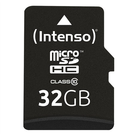 Intenso microSDHC           32GB C10 con adatt.