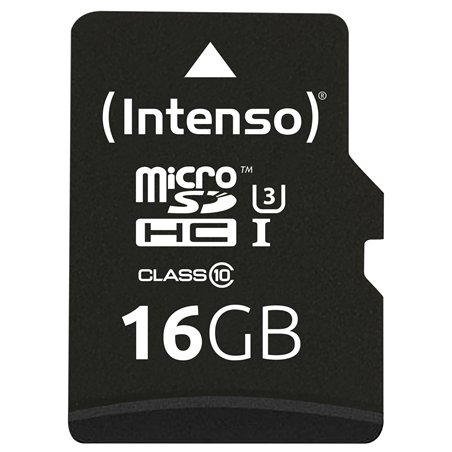 Intenso microSDHC           16GB C10 UHS-I Professional + adatt.