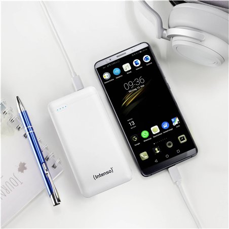 Intenso Powerbank XS20000 bian. 20000 mAh incl. USB-A to tipo C