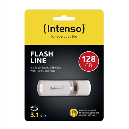 Intenso Flash Line         128GB USB Stick 3.1 Type-C