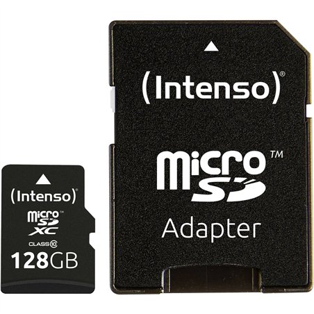 Intenso microSDXC          128GB C10 + adattatore