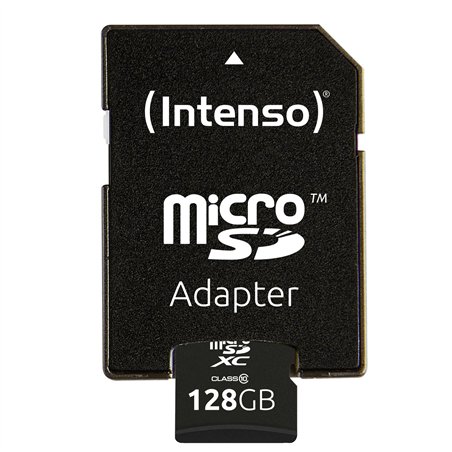 Intenso microSDXC          128GB C10 + adattatore