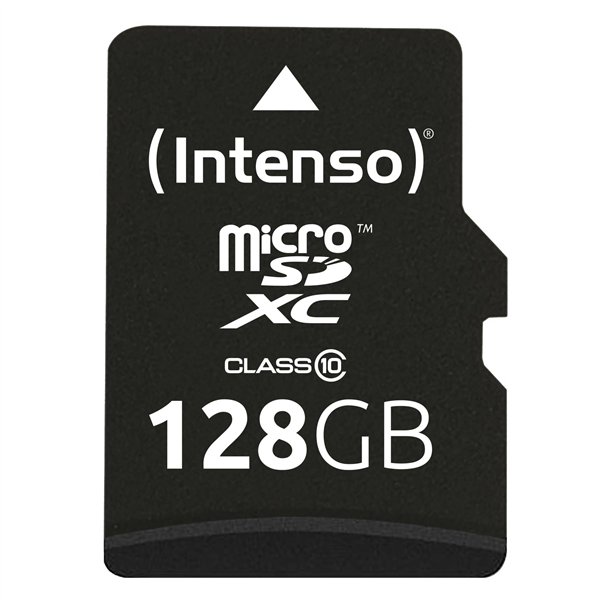 Intenso microSDXC          128GB C10 + adattatore