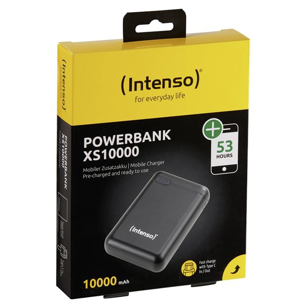 Intenso Powerbank XS10000 nero 10000 mAh incl. USB-A to tipo C