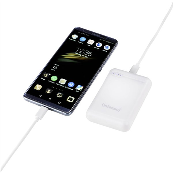 Intenso Powerbank XS10000 bian. 10000 mAh incl. USB-A to tipo C