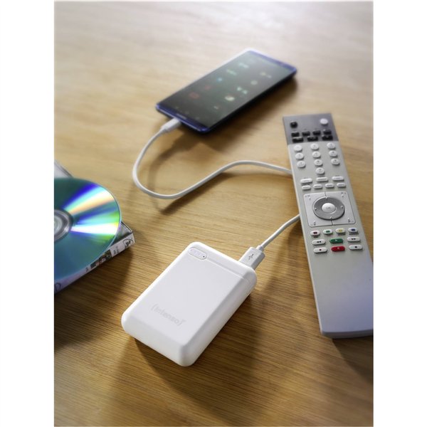 Intenso Powerbank XS10000 bian. 10000 mAh incl. USB-A to tipo C