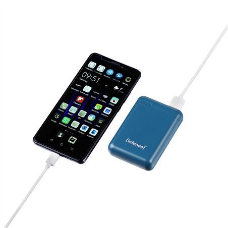 Intenso Powerbank XS10000 petrol 10000 mAh incl. USB-A to tipo C