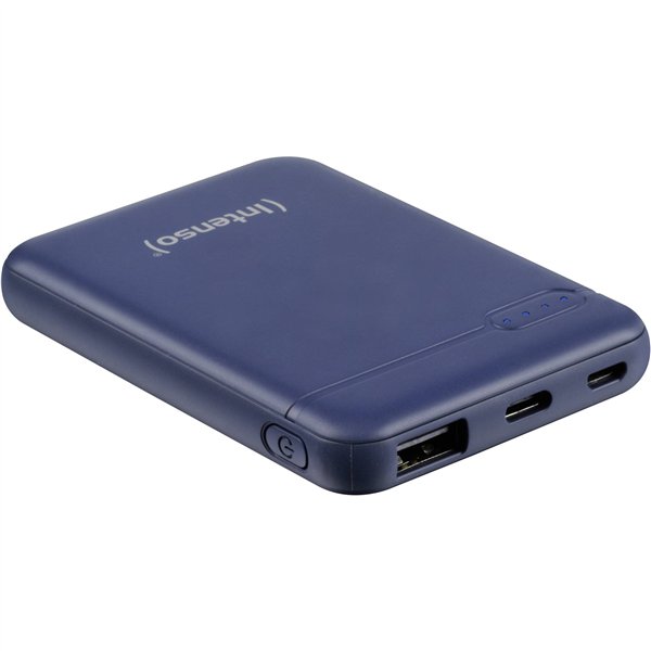 Intenso Powerbank XS5000 blu sc. 5000 mAh incl. USB-A to tipo C