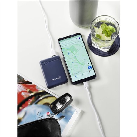 Intenso Powerbank XS5000 blu sc. 5000 mAh incl. USB-A to tipo C