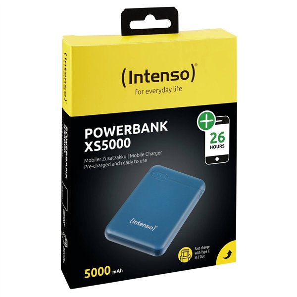 Intenso Powerbank XS5000 pertol 5000 mAh incl. USB-A to tipo C
