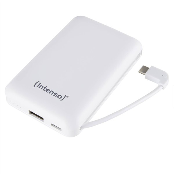 Intenso Powerbank XC10000 bianco +USB-A zu tipo C cavo 10000 mAh