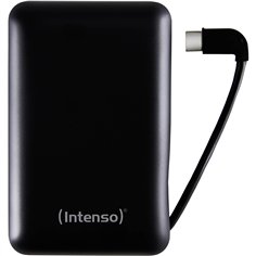 Intenso Powerbank XC10000 nero USB-A+USB-C con cavo 10000 maH