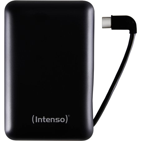 Intenso Powerbank XC10000 nero USB-A+USB-C con cavo 10000 maH
