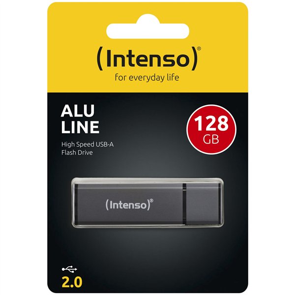 Intenso Alu Line antracite 128GB USB Stick 2.0