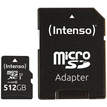 Intenso microSDXC          512GB C10 UHS-I U1 Performance Adapte