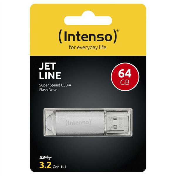 Intenso Jet Line Aluminium 64GB USB Stick 3.2 Gen 1x1