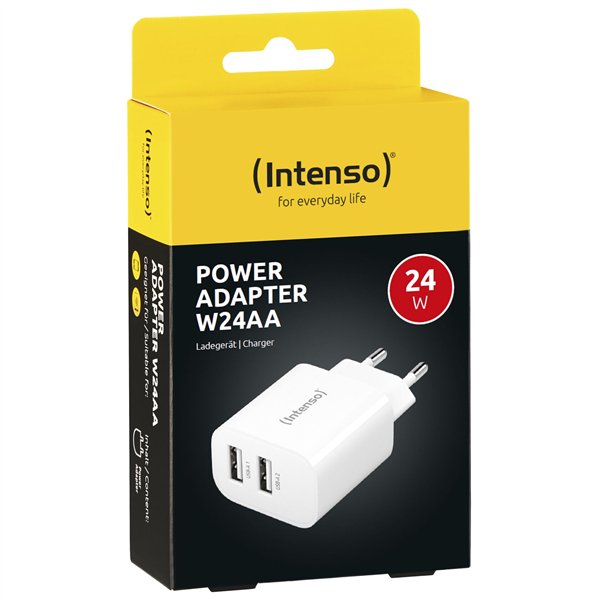 Intenso Power adatt. W24AA weiß 2x USB-A 24W