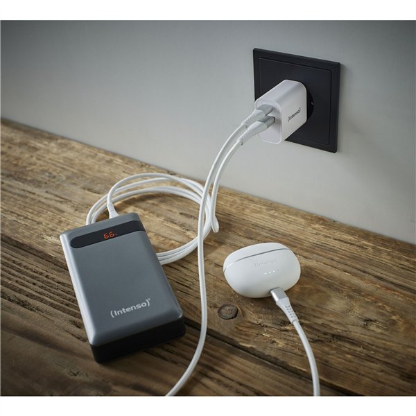Intenso Power adatt. W30AC weiß 1x USB-A 1x USB-C 30W