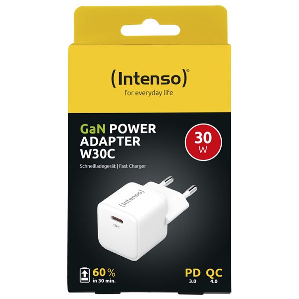 Intenso Power adatt. W30C GaN bian. 1x USB-C 30W